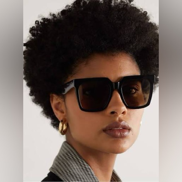 Celine Oversized Square Frame Acetate Sunglasses - Picture 9 of 12